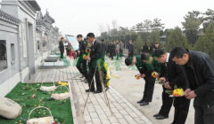 太原永安园清明节进行生态葬公祭